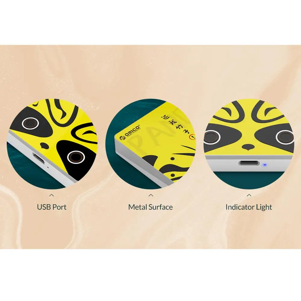 Внешний твердотельный накопитель ORICO 1 ТБ SSD 120 ГБ 240 480 Серии каракули Портативный