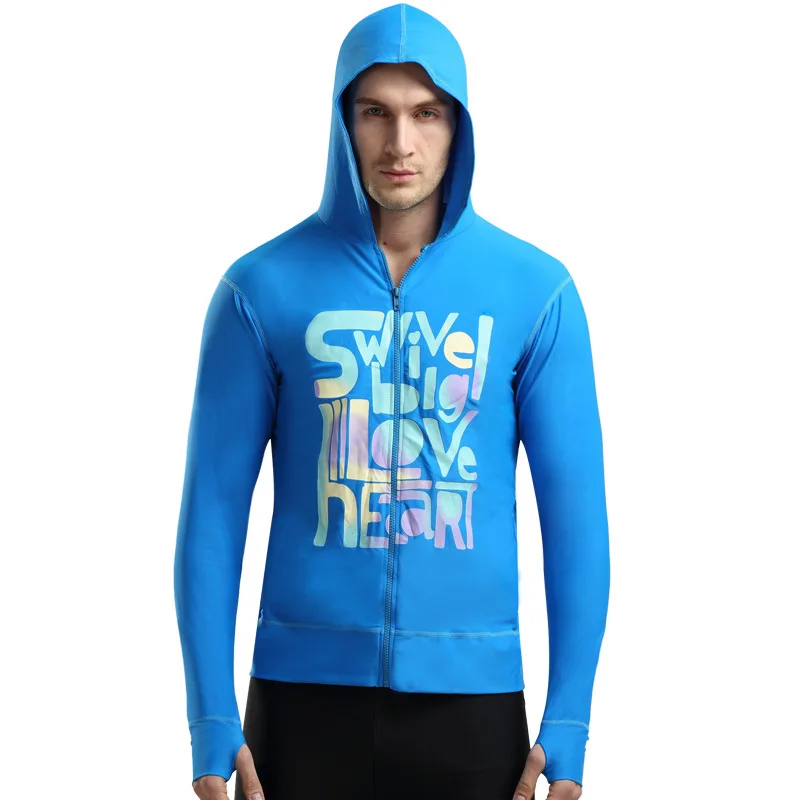 Men Women Long Sleeve Shirts Couples Swimwear Surfing Bathing Suit Rashguard Tops Diving Quick-Dry Beach Board SailingShirts