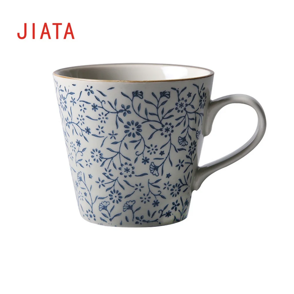 

350ml retro Japanese ceramic cup office water cup milk breakfast coffee cup personality creative mug