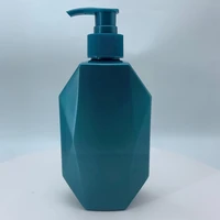 geometry pump bottles shampoo press bottle liquid shower bathroom 300500ml soap portable refillable gel empty jar dispense v1l8