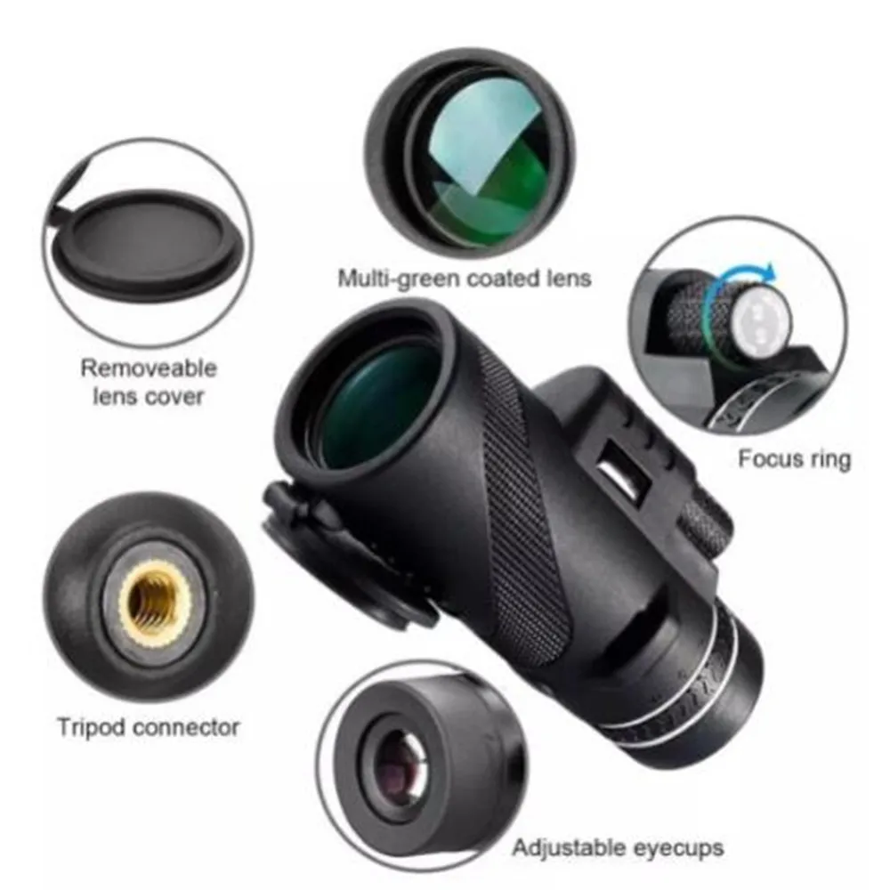 Мощный монокулярный телескоп 80X100 HD мини-камера для телефона зум Starscope штатив с