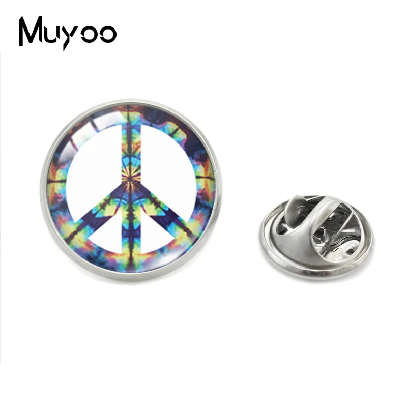 Булавки для одежды в стиле хиппи стеклянные с кабошоном | Украшения и аксессуары