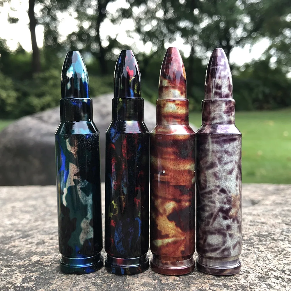 HONEYPUFF трубы творческая Пуля дизайн металлическая дымовая труба 90 мм с Алюминий