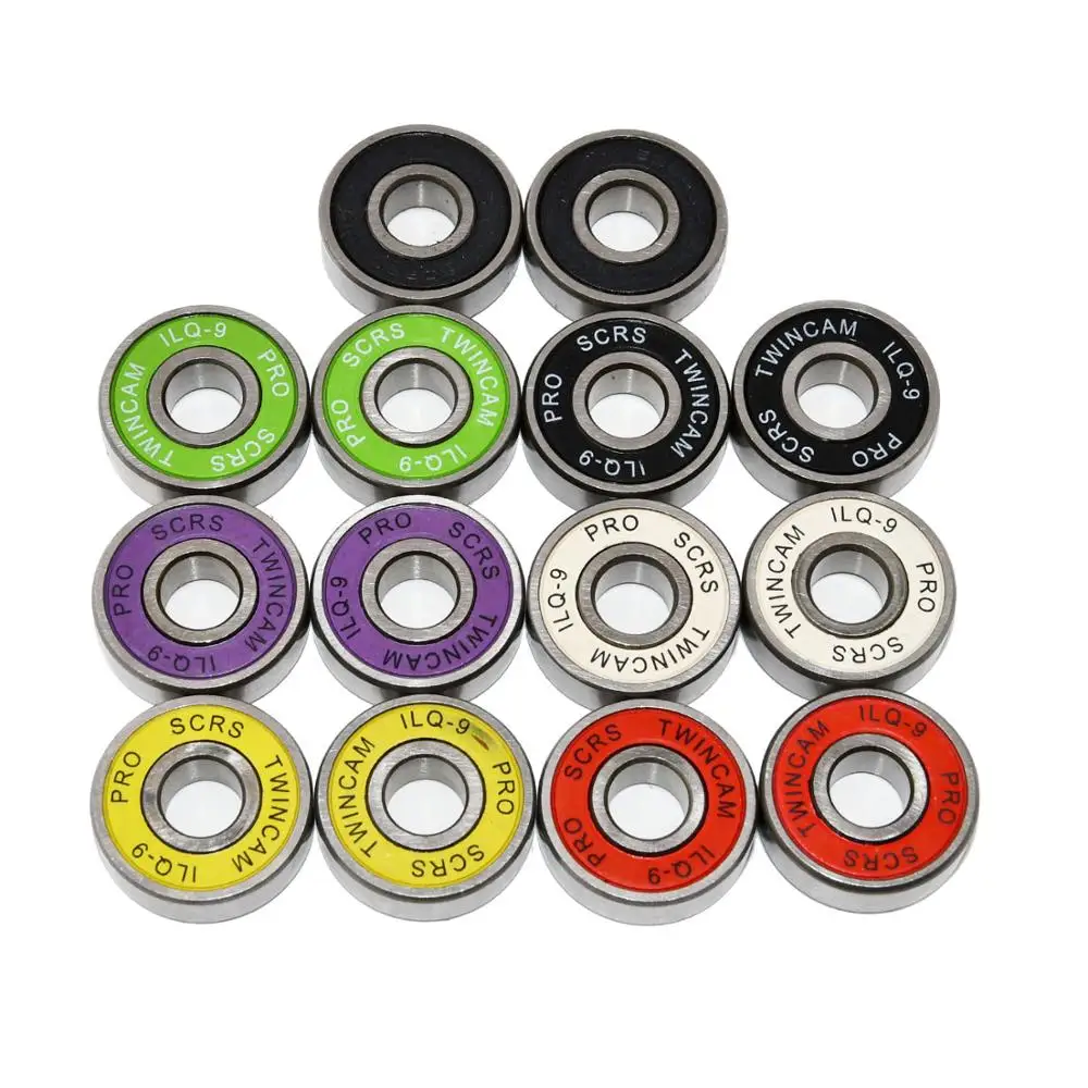 

10 Pcs ILQ 9 High Speed Wear Resistant Skateboard Scooter Inline Bearings Longboard Accessories