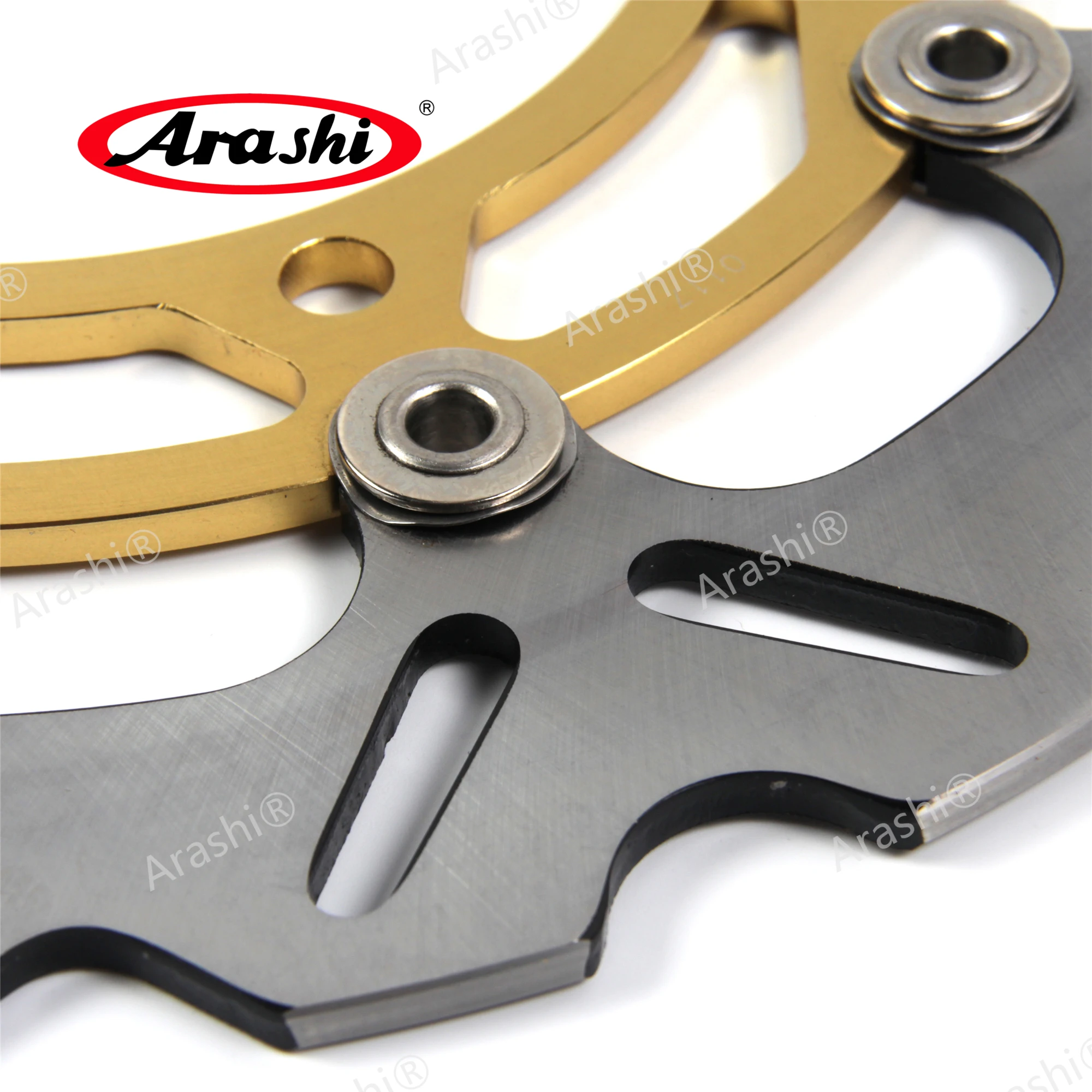 Arashi 1 комплект для KAWASAKI NINJA 250 R 2008 2009 2010 2011 CNC полностью плавающие передние и задние