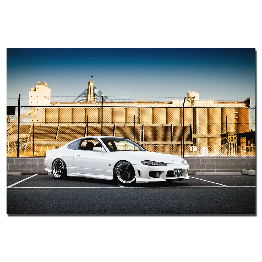 Nissan Silvia S15 плакат с суперкаром Картина на холсте украшение искусство стены для