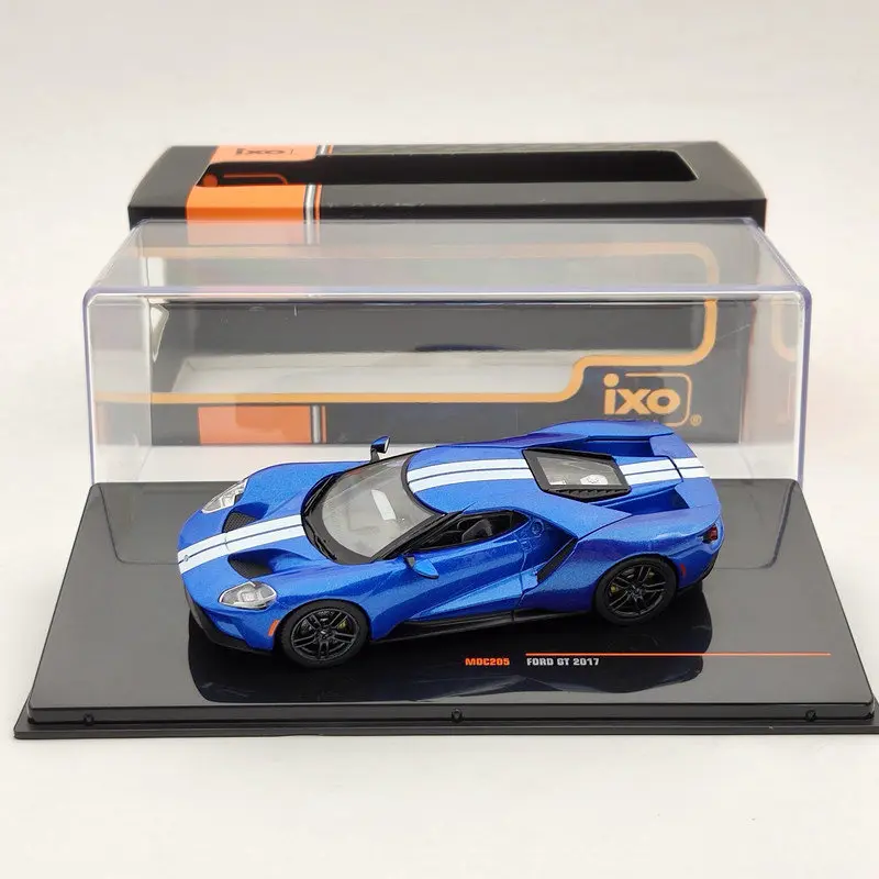 IXO 1/43 для FORD GT 2017 синие Мокасины литые модели ограниченного выпуска |