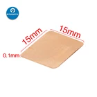 PHONEFIX 15x15 мм медный радиатор, Термальный коврик для ноутбука, компьютера, ноутбука, ЦП, радиаторный медный радиатор охлаждения