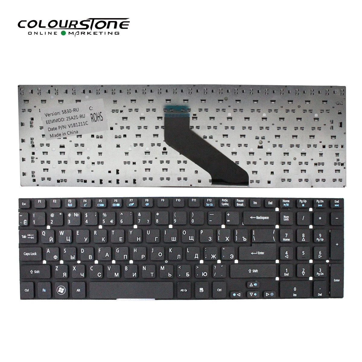 

5830T RU/US Laptop Keyboard For ACER 5830 5830t 5830TG 5755g V3-571G With GERY FRAME Black Keyboard клавиатура для ноутбука