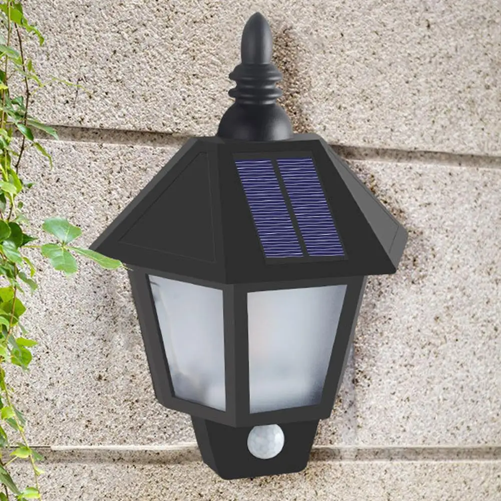 Светодиодный настенный светильник на солнечных батареях уличный