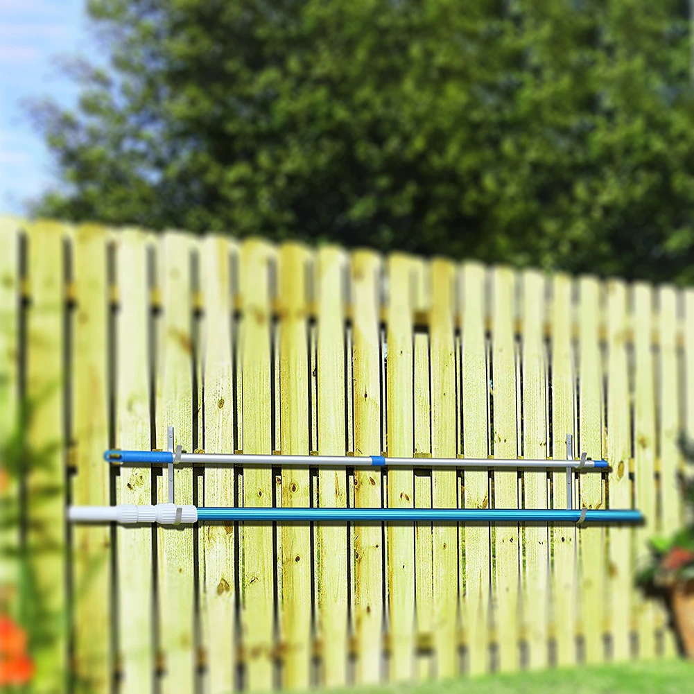 2 шт. садовая надежная вешалка наружные вакуумные шланги грабли для листьев