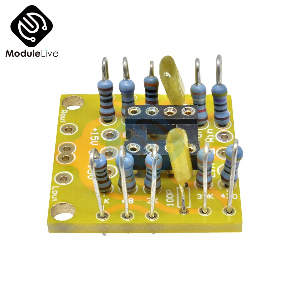 Плата усилителя постоянного тока для NE5532/OPA2134/OPA2604/AD826|pcb amp|pcb preamppcb board |
