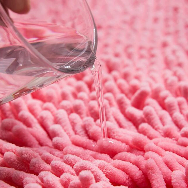 Горячая Распродажа шенилловый ковер нескользящий коврик для ванной комнаты с