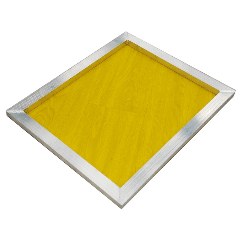 

New 1Pc 120T Mesh Reusable Aluminum Silk Screen Printing Frame 27X39Cm with 300Tpi Yellow Mesh for Making Stencil