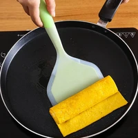 silicone kitchen utensils spatula non stick frying pan thick egg meat pizza shovel 1pcs household cooking implement accessory