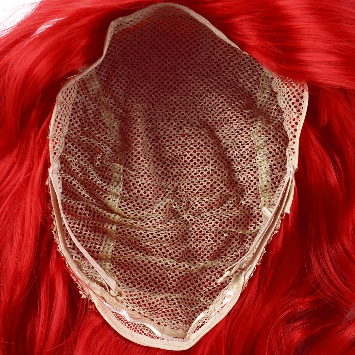 

Women Synthetic Red Wavy Long Hair Wigs Mermaid Costume Halloween Carnival Anime Cosplay Party Princess Dress up Accessories