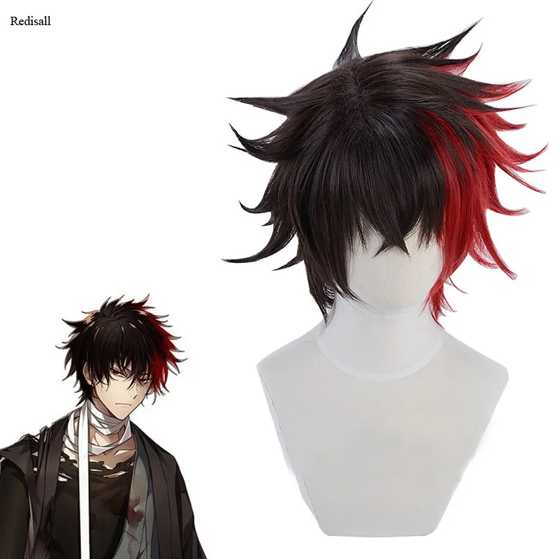 

Hizentadahiro Cosplay Hair Mixed Color Wig Halloween Cosplay for Adult Touken Ranbu Online Role Play Hair