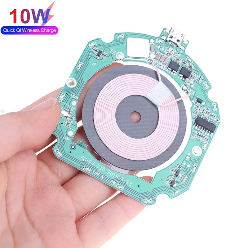 

10W Qi Fast Wireless Charger PCBA Module Transmitter Circuit Board For iPhone Samsung Xiaomi Redmi