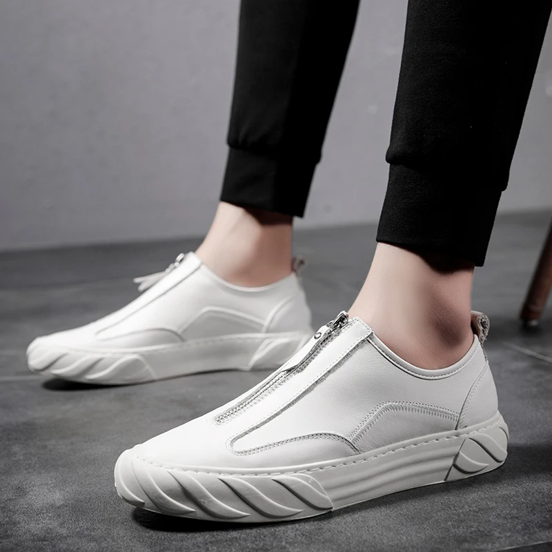 2021 Фирменная мужская обувь из натуральной кожи Повседневная Роскошная мужские