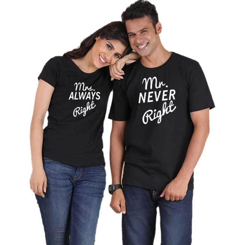 Футболка парная для влюбленных подходит мужа жены парня подруги короткая