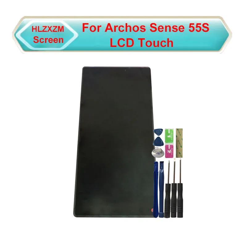 ЖК-дисплей с сенсорным экраном и дигитайзером в сборе для Archos Sense 55S замена