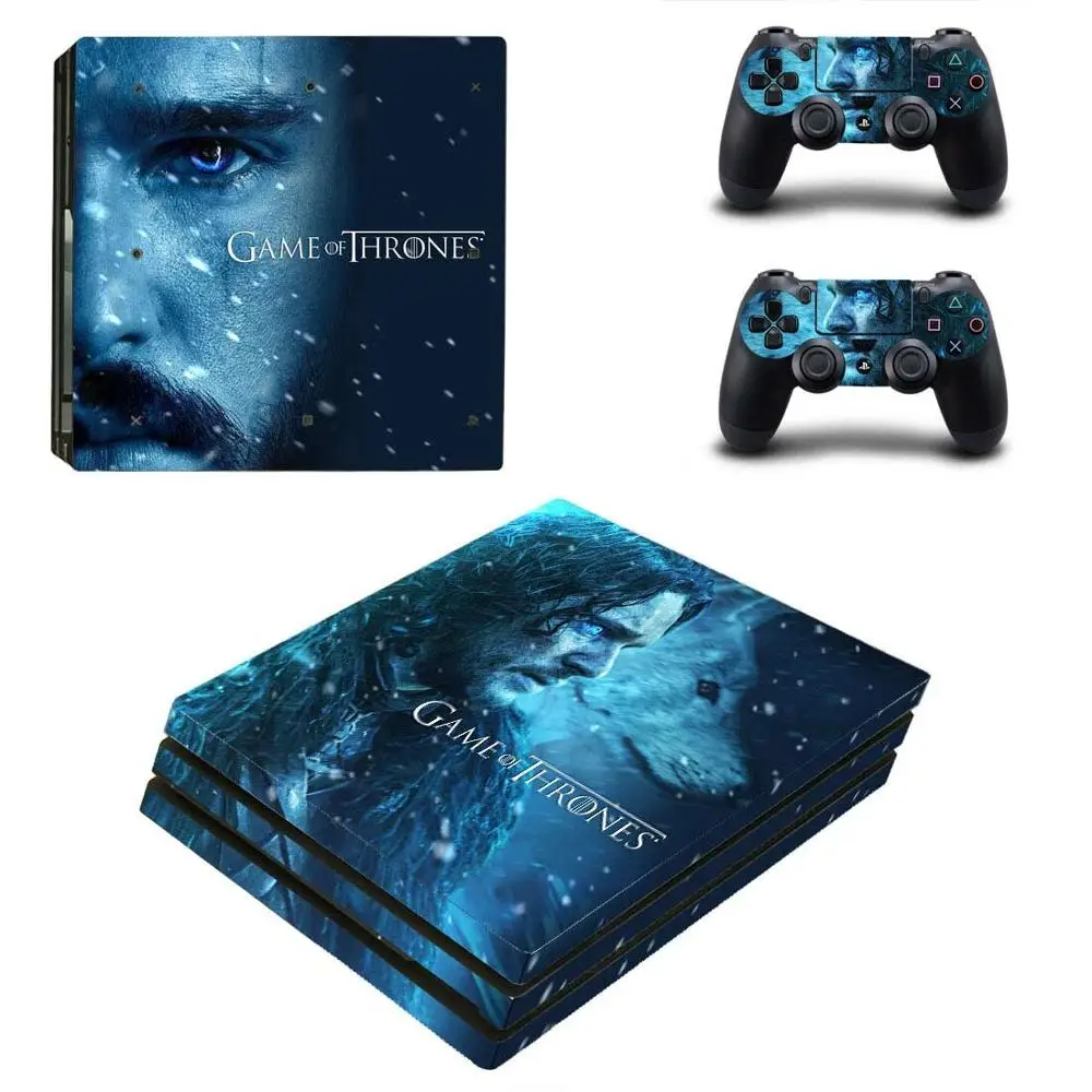 Наклейки Игра престолов PS 4 Play станция Pro Skin PS4 Sitcker Pegatinas для playstation консоль и