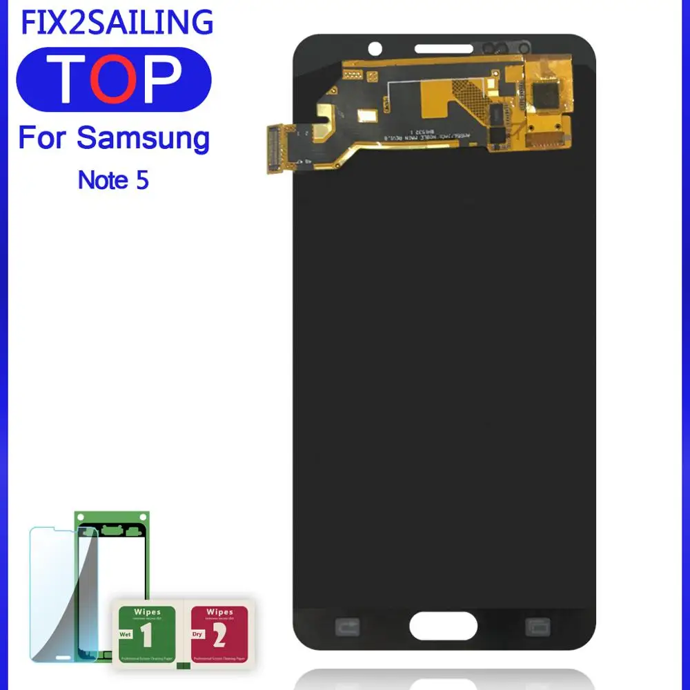 Lcds для Samsung Galaxy Note 5 N9200 N920T N920A N920I N920G Supuer AMOLED ЖК дисплей инструмент ремонта