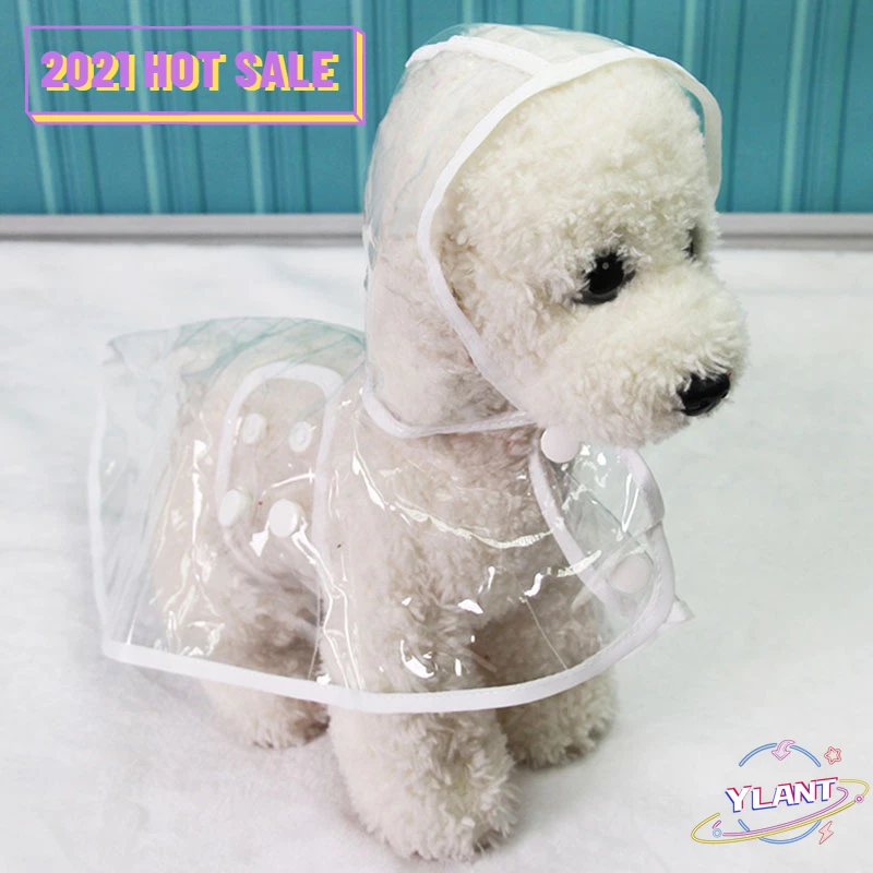 

YLANT Impermeable capas impermeables transparentes XS-XL perro impermeable lluvia perro luz ropa para mascotas accesorios