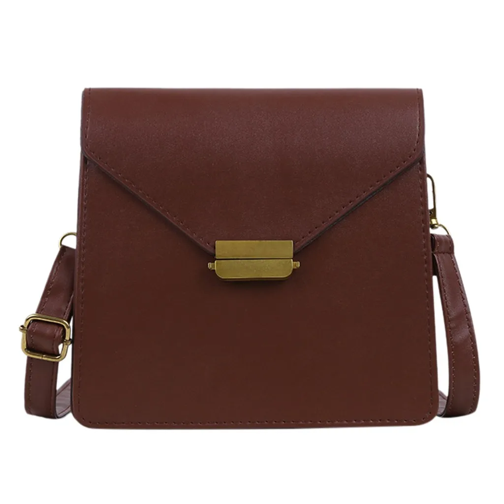 Модная женская однотонная сумка через плечо сумка-мессенджер для мобильного