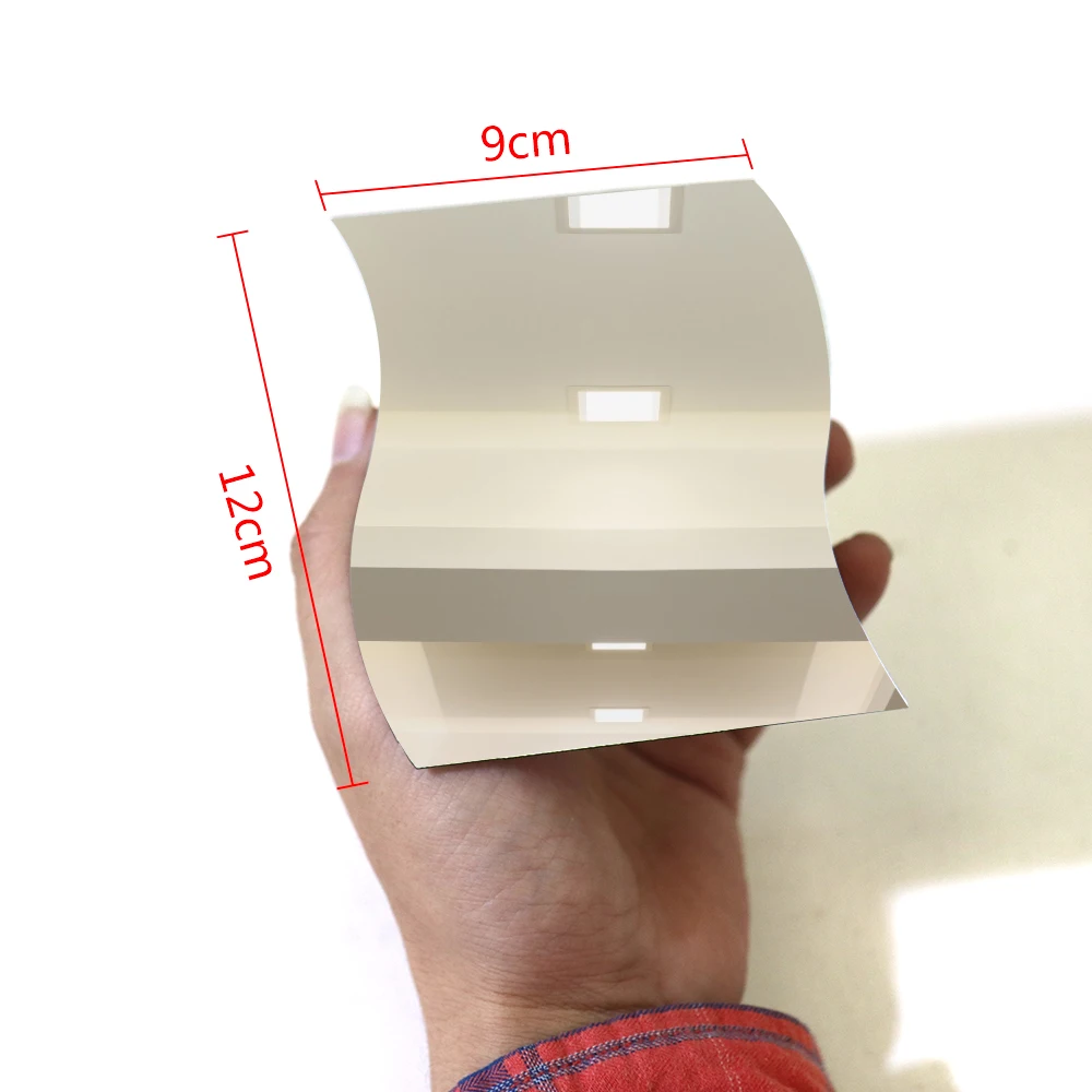 

6Pcs 3D Silver Acrylic Mirror Wall Stickers DIY Art Wall Decor Stickers Home Decor Living Room Mirrored Decorative Sticker