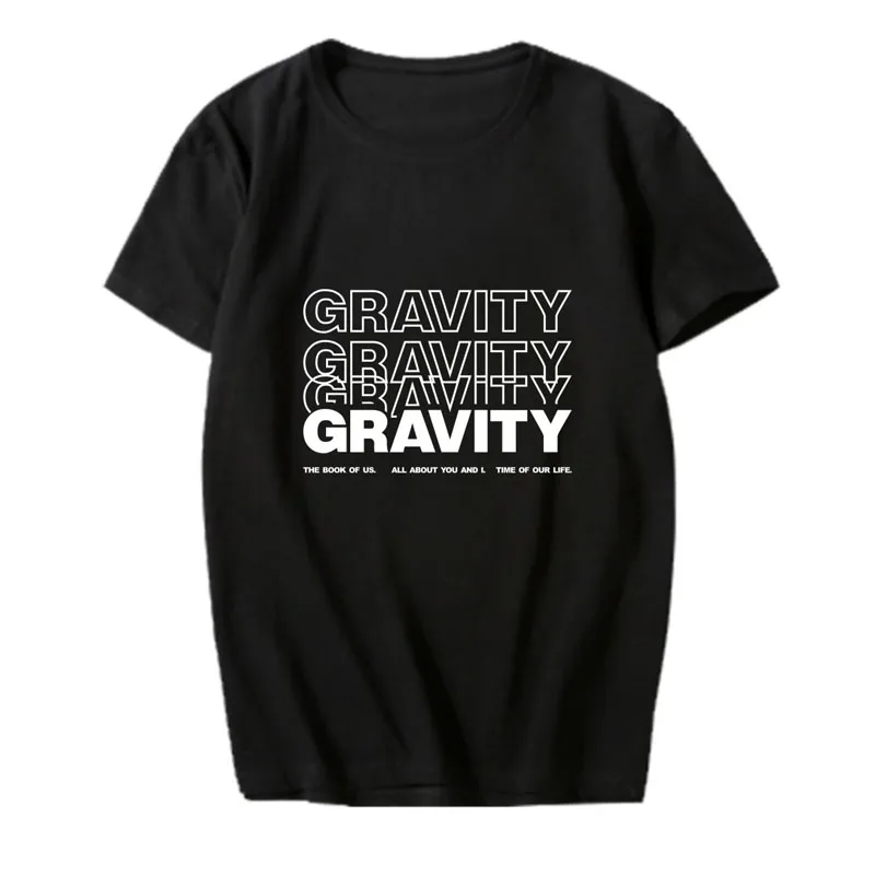 Новинка Футболка KPOP DAY6 WORLD TOUR GRAVITY концерт Повседневная футболка унисекс с