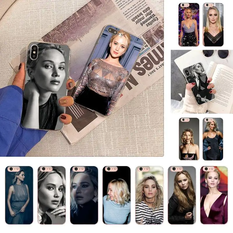 

YNDFCNB Jennifer Lawrence Phone Case For iphone 13 X XS MAX 6 6s 7 7plus 8 8Plus 5 5S se 2020 XR 12 11 pro max Fundas Capa