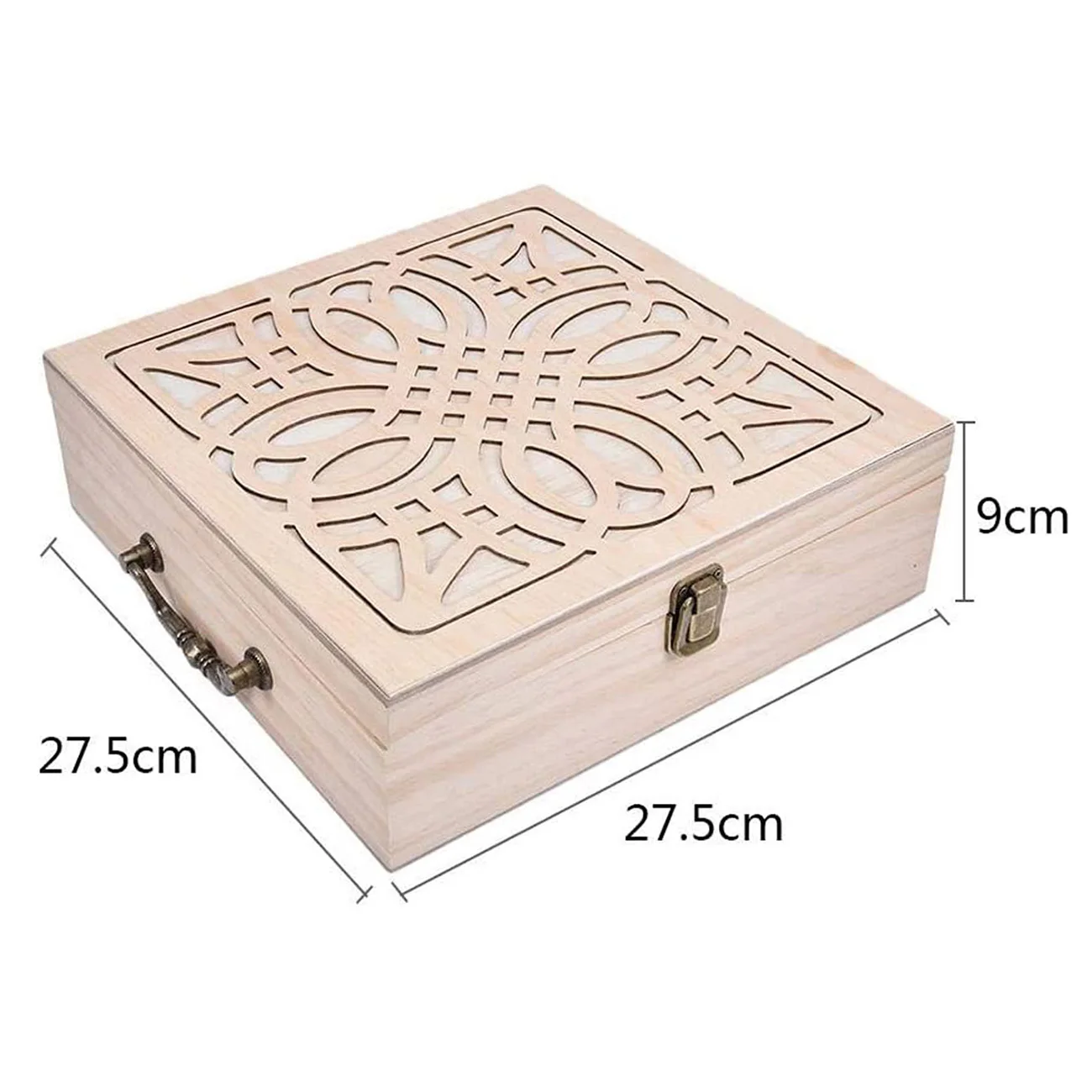 

Essential Oil Storage Box 62 Grids Wooden Organizer Case for Women Home Bedroom Organizing Container for Make Up