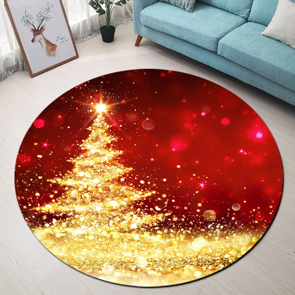 Сияющая Рождественская елка золотые блестящие красные фоновые коврики и для
