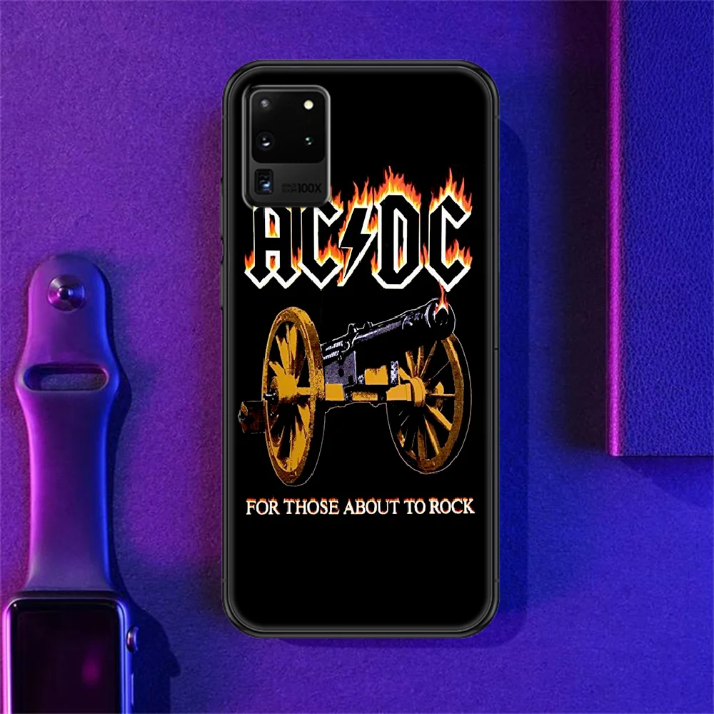 

Ac Rock Band Dc Phone case For Samsung Galaxy Note 4 8 9 10 20 S8 S9 S10 S10E S20 Plus UITRA Ultra black fashion funda pretty
