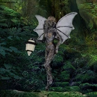 Эльф с фонариком, фигурка садовой феи с фонариком, садовые колья для домашнего декора, сделают ваш сад загадочным