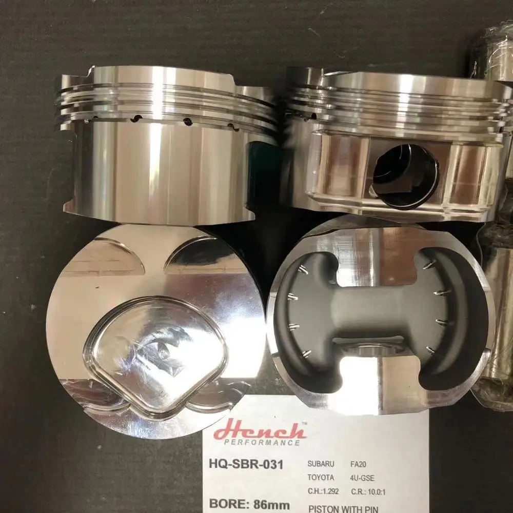 HP Forged pistons 86mm CR 10:1 for SUBARU BRZ FA20 FRS TOYOTA GT86 4U-GSE with pins and rings best quality | Автомобили и