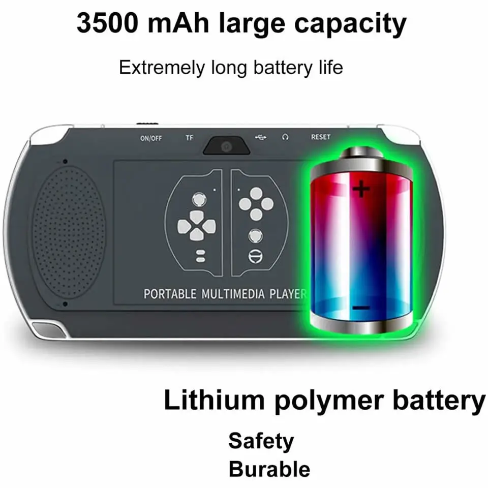 Портативные портативные игровые плееры в стиле ретро 7 дюймов 8 ГБ/16 ГБ семейный