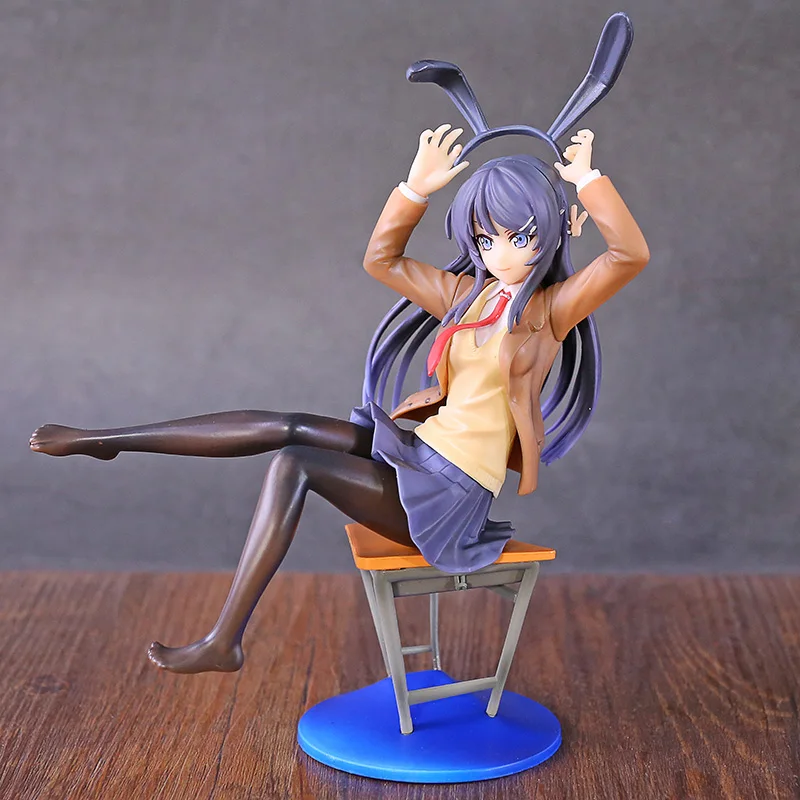 Школьная форма Seishun Buta Yarou Wa Sakurajima Mai Ver. ПВХ фигурка аниме девочка кукла