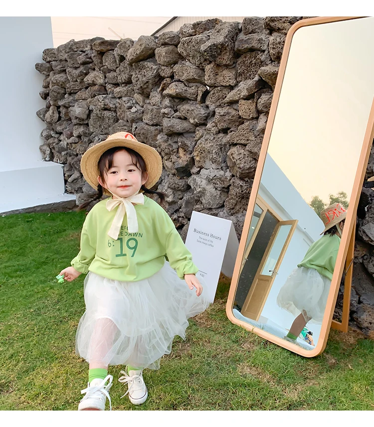 Летние платья детская одежда фатиновая юбка с оборками для девочек многослойное