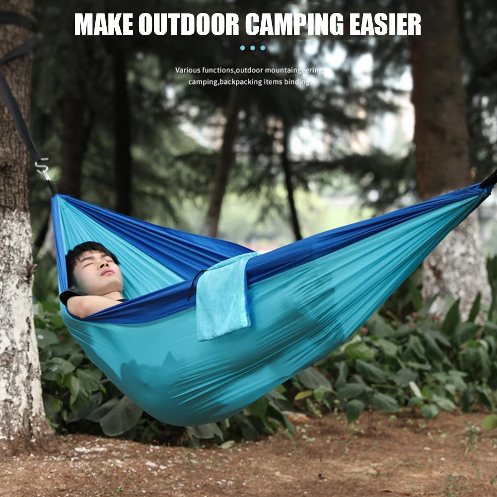 

Пеший Туризм Кемпинг двойной наружные гамаки кресло для отдыха и сна Висячие качели спальная кровать Портативный для взрослых на открытом ...