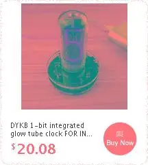 DYKB 1-бит интегрированный часы свечение трубки для IN14 в-14 часы свечение трубки DS3231 nixie часы Встроенный модуль-ускоритель