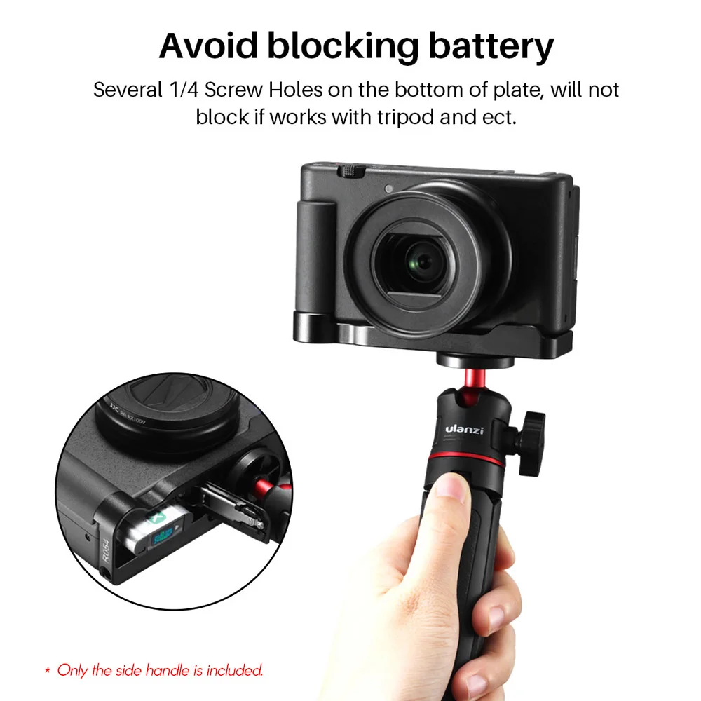 Uurig R054 Камера удлинительная металлическая опорная плита кронштейн с 1/4 дюймовые