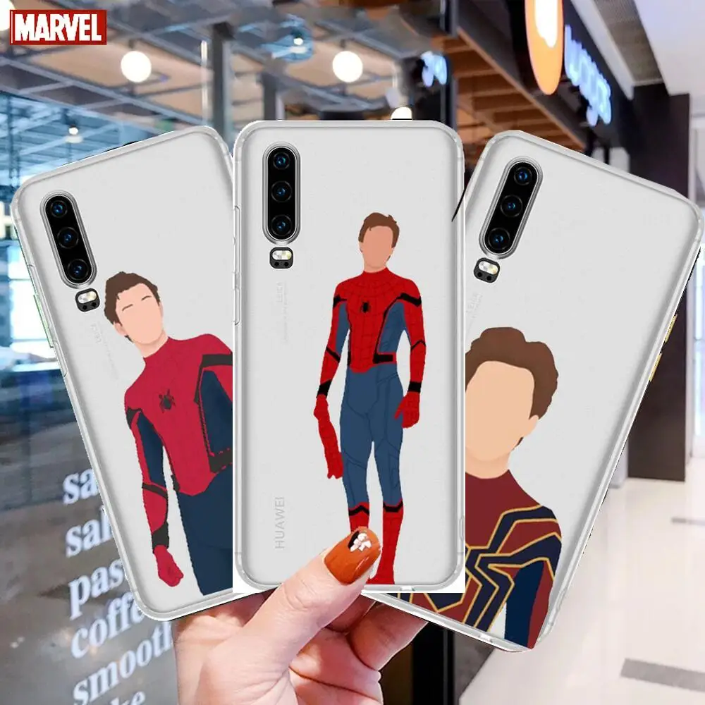 Чехол с изображением Человека-паука для телефона Huawei p50 P40 P30 P20 P10 P9 P8 Lite E Pro Plus |