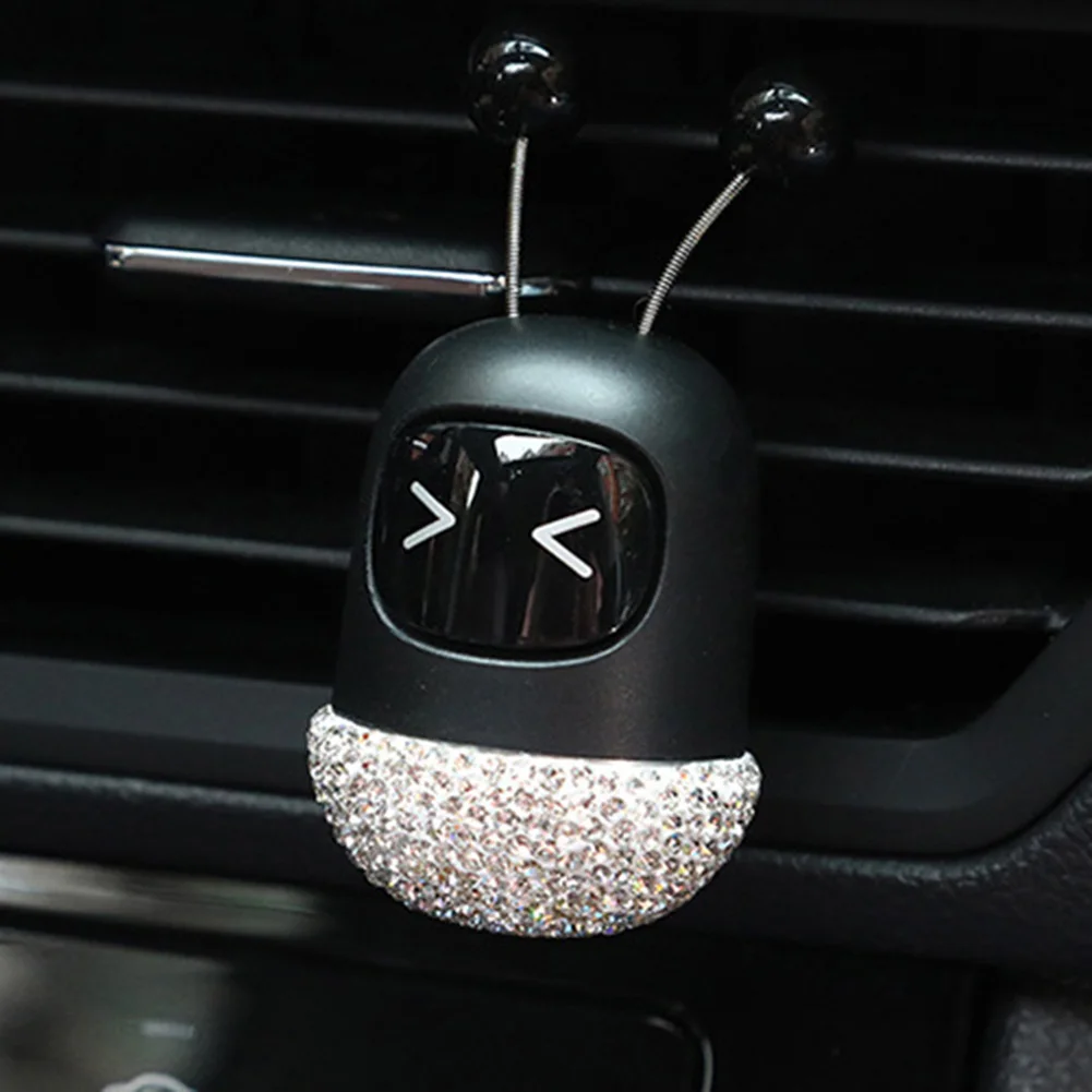 Освежитель воздуха для автомобиля робота ароматерапия духи с зажимом украшение