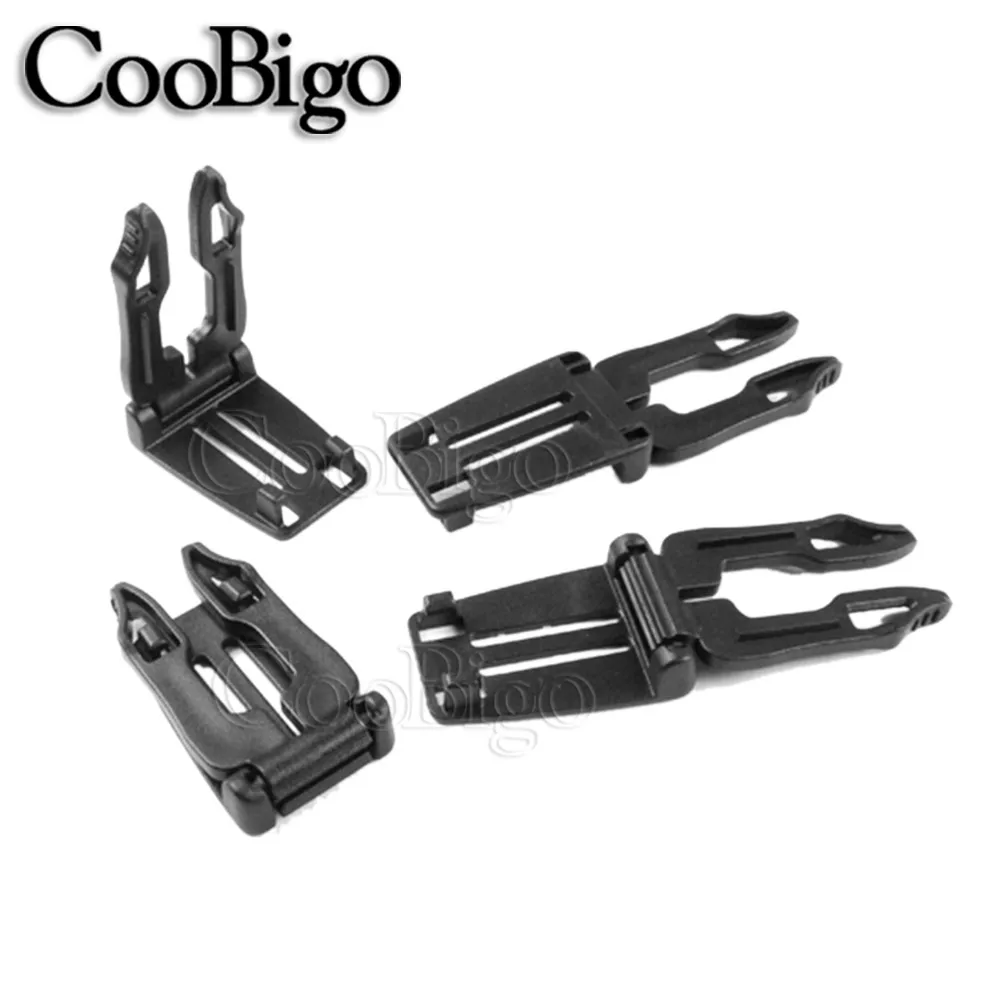 Molle Bag Strap Clip Carabiner Webbing Foldable Connect Lock Buckle Quick-Release Slip Keeper EDC Tactical Backpack Accessories |