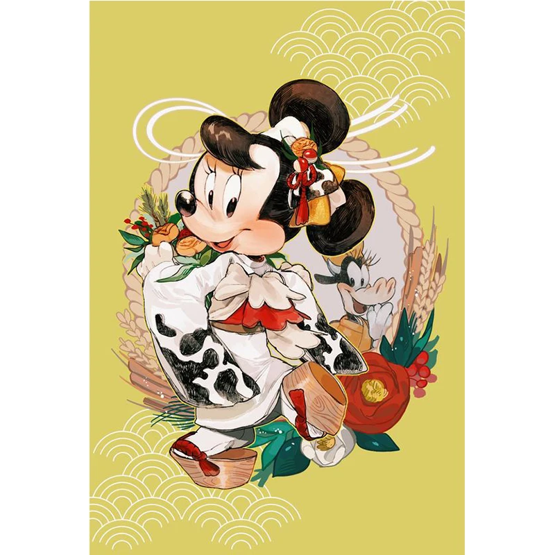 

Disney Mickey and Minnie 5D DIY Diamond Painting full Square Round Diamond Embroidery Cross Stitch Rhinestone Mosaic decor