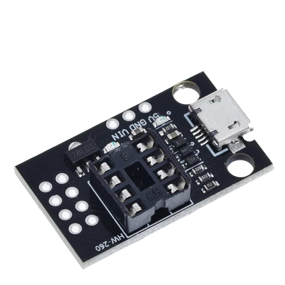 Синий черный TINY85 Digispark Kickstarter микро макетная плата ATTINY85 модуль для Arduino IIC IEC USB