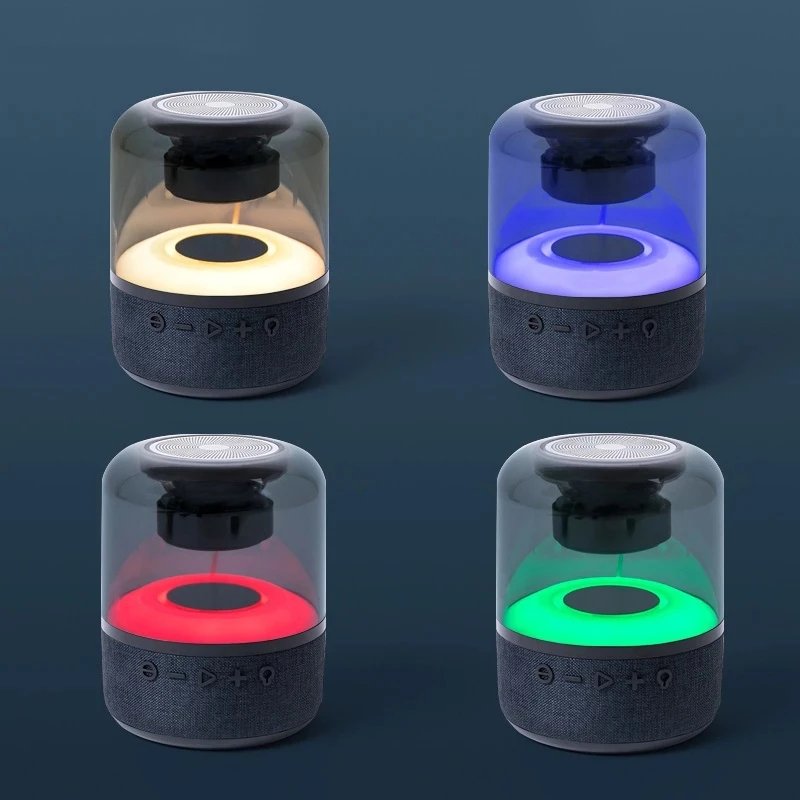 

Portable Bluetooth Speaker 20W Power LED Color Lamp Sound Column Cinema Sound Effect 3D Surround Sound Subwoofer Music Center