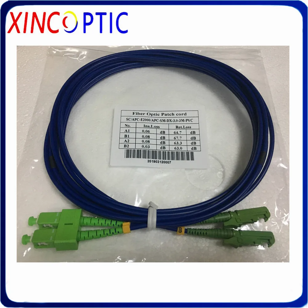 Двухъядерный дуплексный одномодовый бронированный патч корд 200Mtr 2 ядерный 200M SM